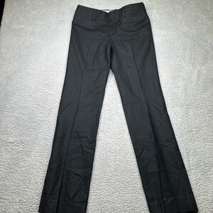 Banana Republic The Martin Fit lined wool dress pants black size 4